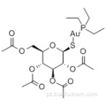 Ouro, [1- (tio-kS) -bD-glucopiranose2,3,4,6-tetraacetato] (trietilfosfina) CAS 34031-32-8